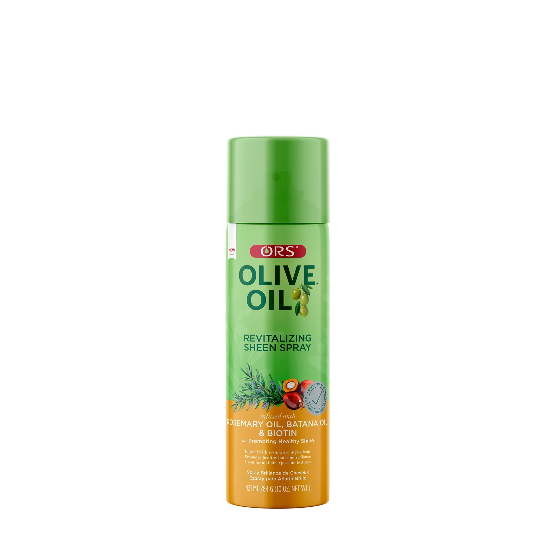ORS Olive Oil Revitalizing Sheen Spray with Rosemary Oil Batana Oil & Biotin 421ml