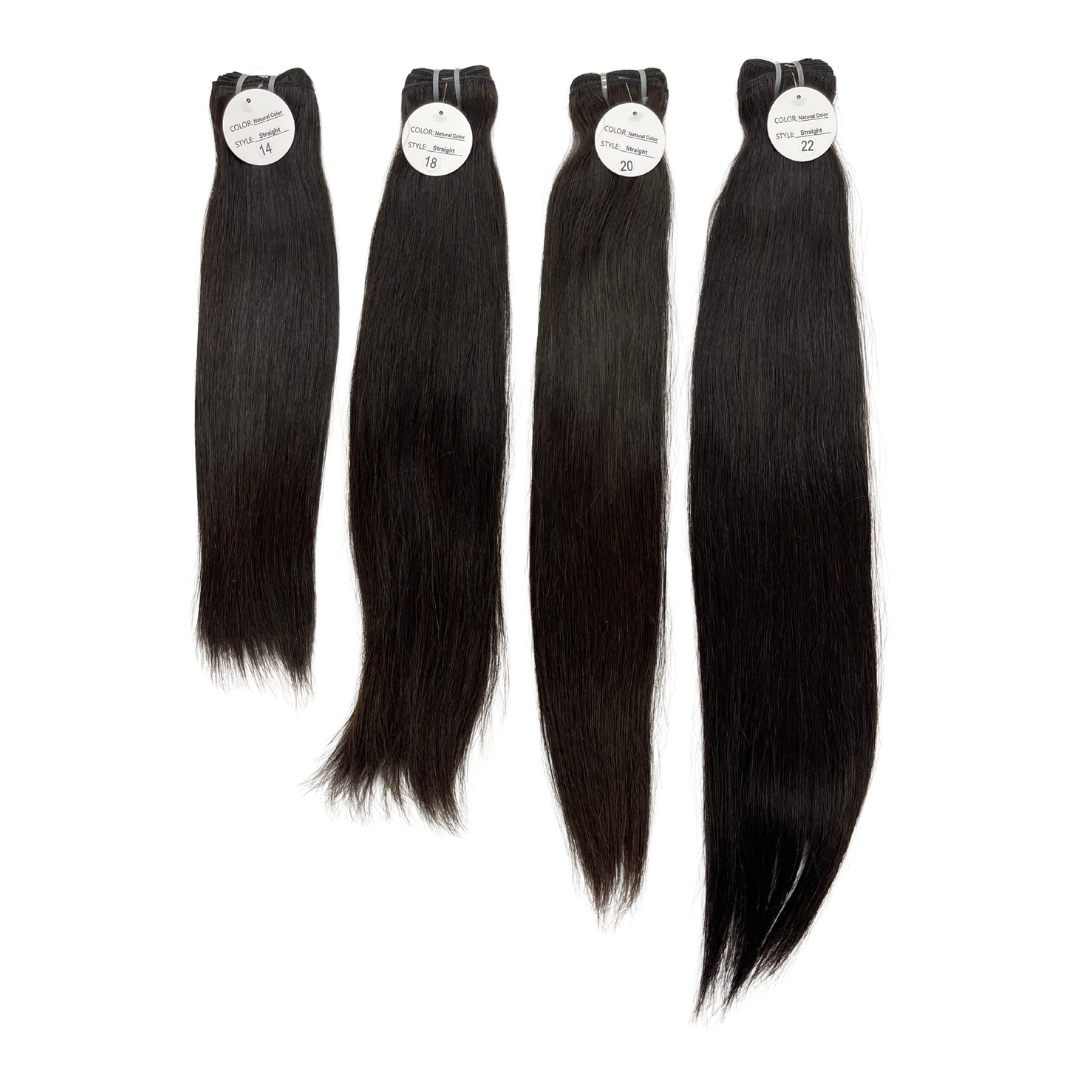 Natural Brazilian Virgin Hair - Straight Double Drawn