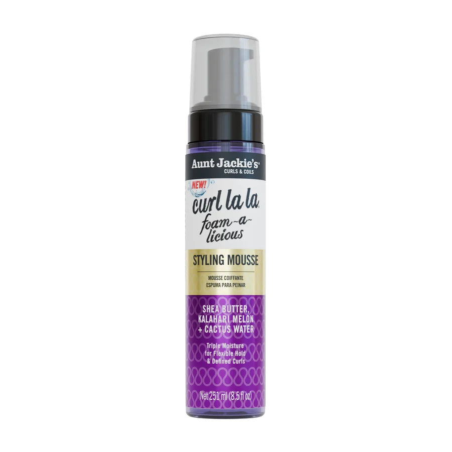 Aunt Jackie's Curl La La Foam-a-licious Styling Mousse 251ml