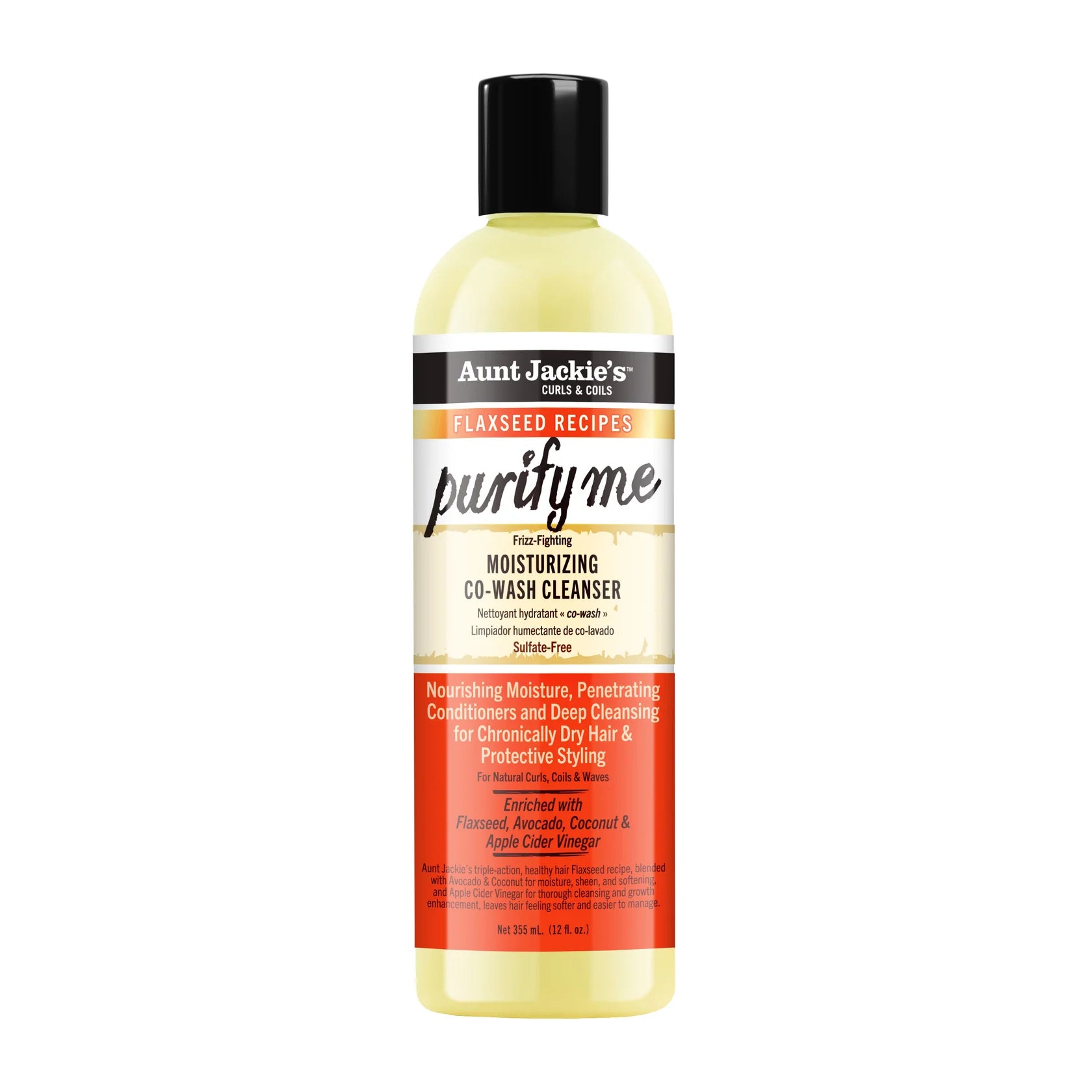Aunt Jackie's Purify Me Moisturizing Co-Wash Cleanser 355ml