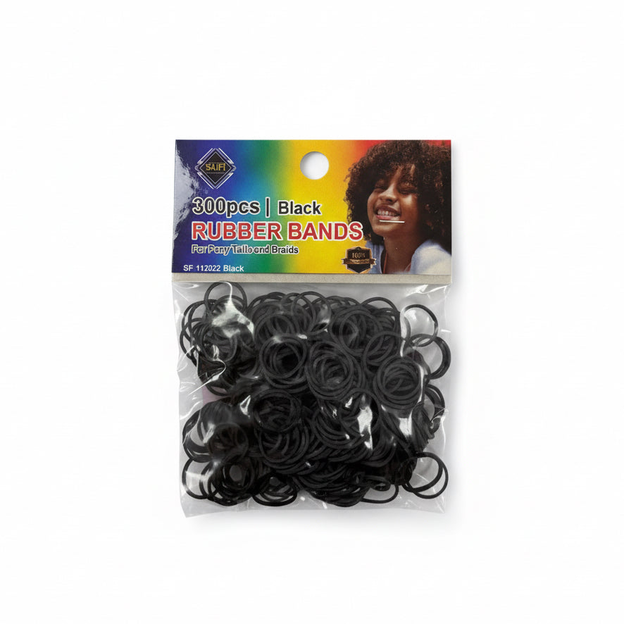 SAIFI Rubber Bands - Black 300pcs