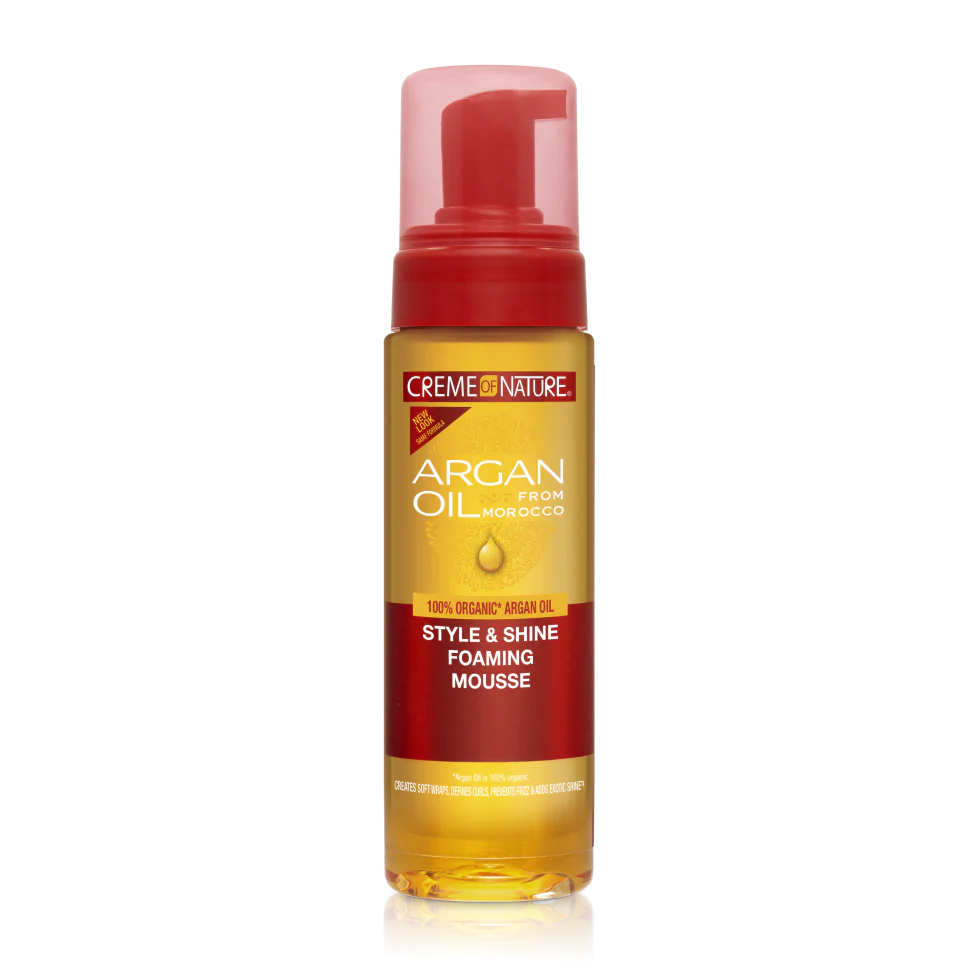 Creme of Nature Argan Oil Style & Shine Foaming Mousse 207ml