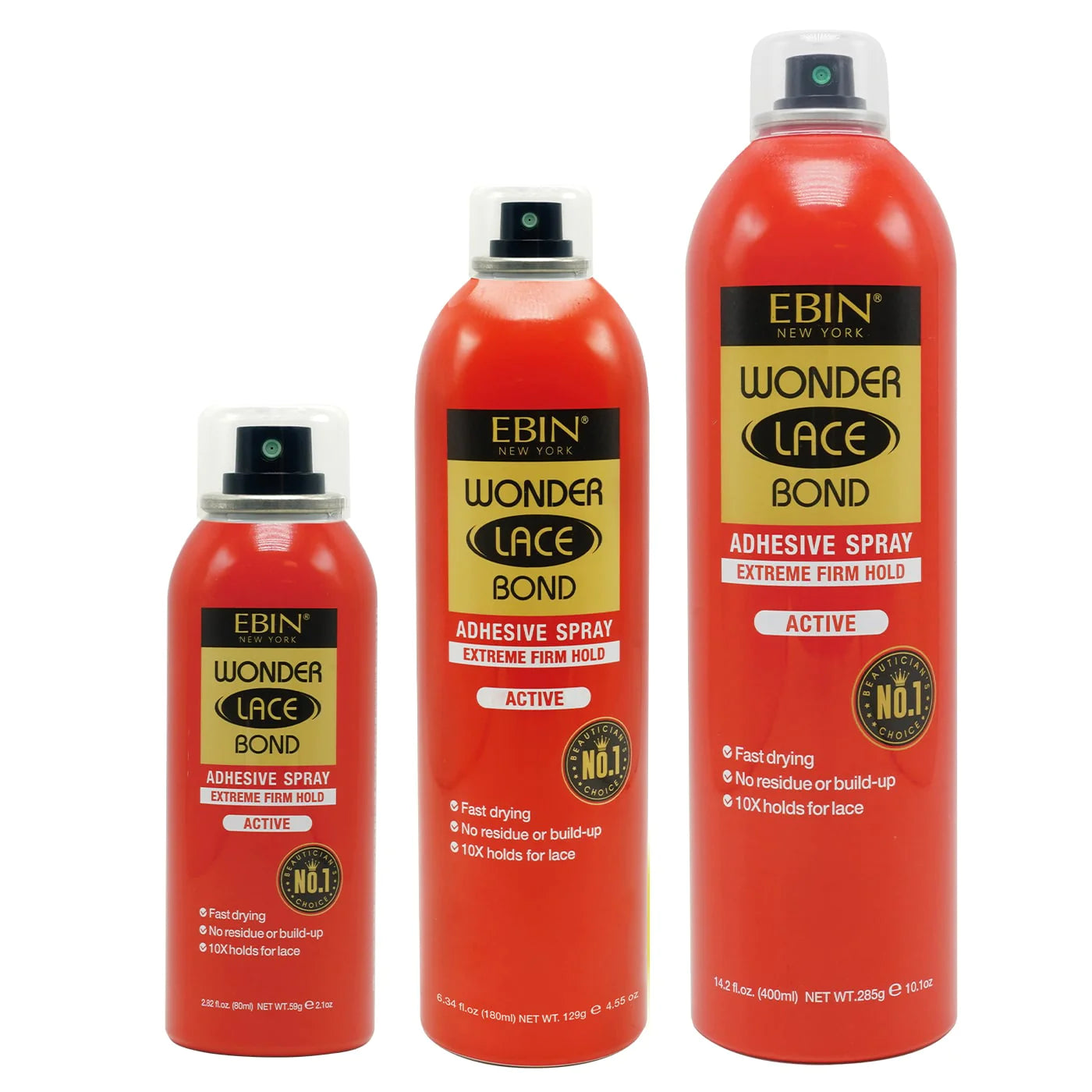 Ebin New York Wonder Lace Bond Wig Adhesive Spray - Active