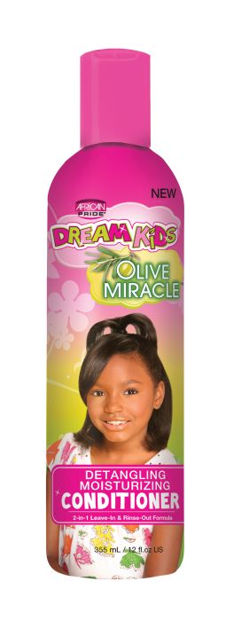 African Pride Dream Kids Olive Miracle Detangling Moisturizing Conditioner 355ml