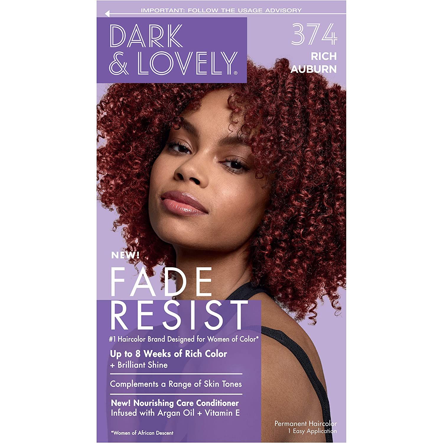 Dark & Lovely Fade Resist Rich Auburn Rich Conditioning Color 374