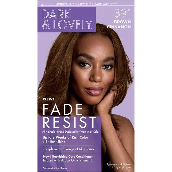 Dark & Lovely Fade Resist Brown Cinnamon Rich Conditioning Color 391