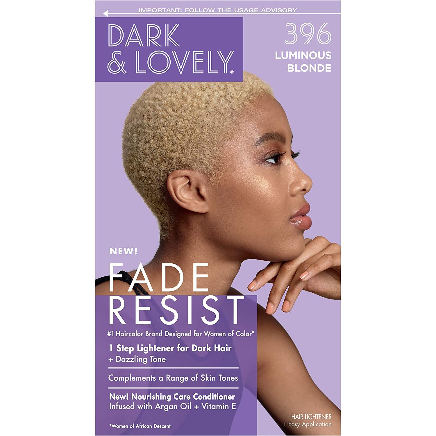 Dark & Lovely Fade Resist Luminous Blonde Rich Conditioning Color 396