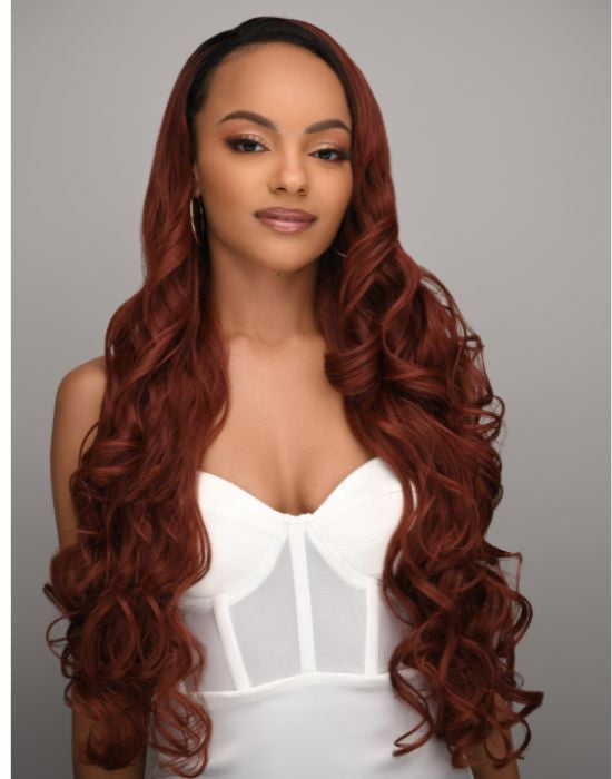 Feme 2-in-1 Half Wig & Ponytail - Raven