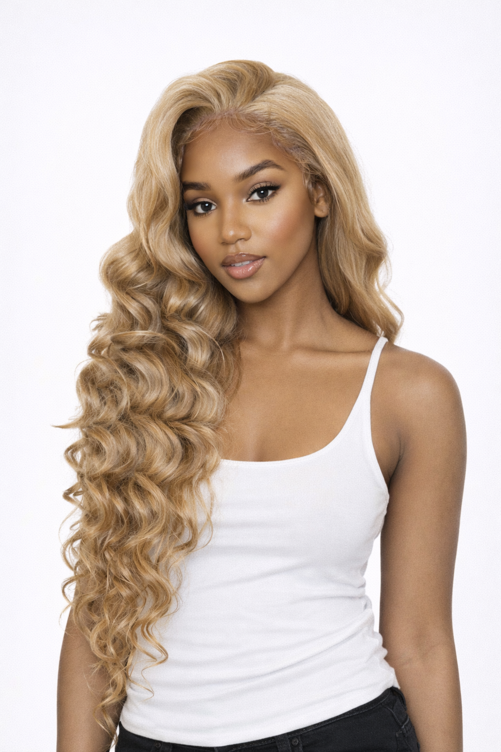 WIGLICIOUS FAKE SCALP 13X4 LACE WIG HONEY