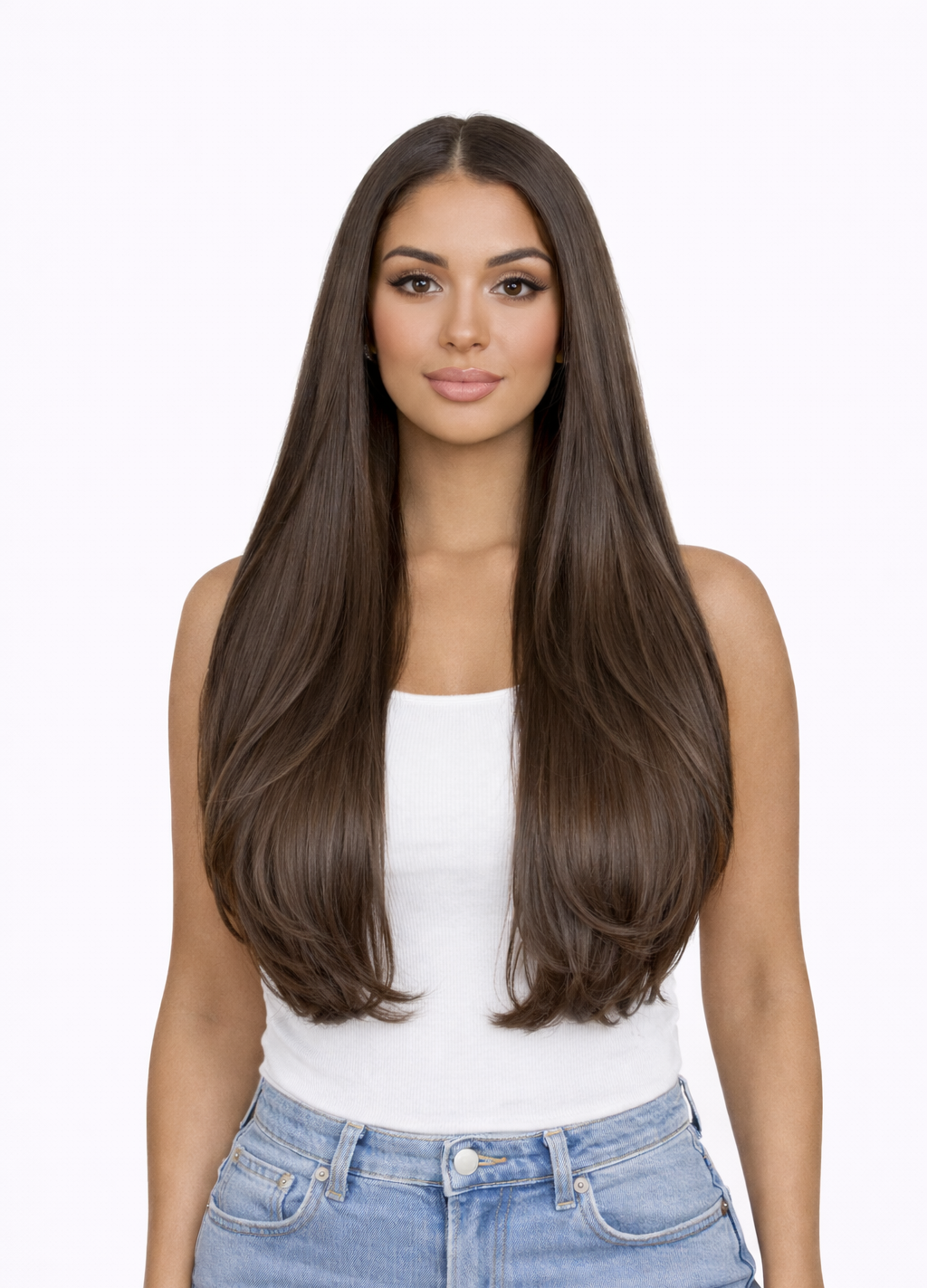 CLIP-IN GLAM - STRAIGHT 8pc