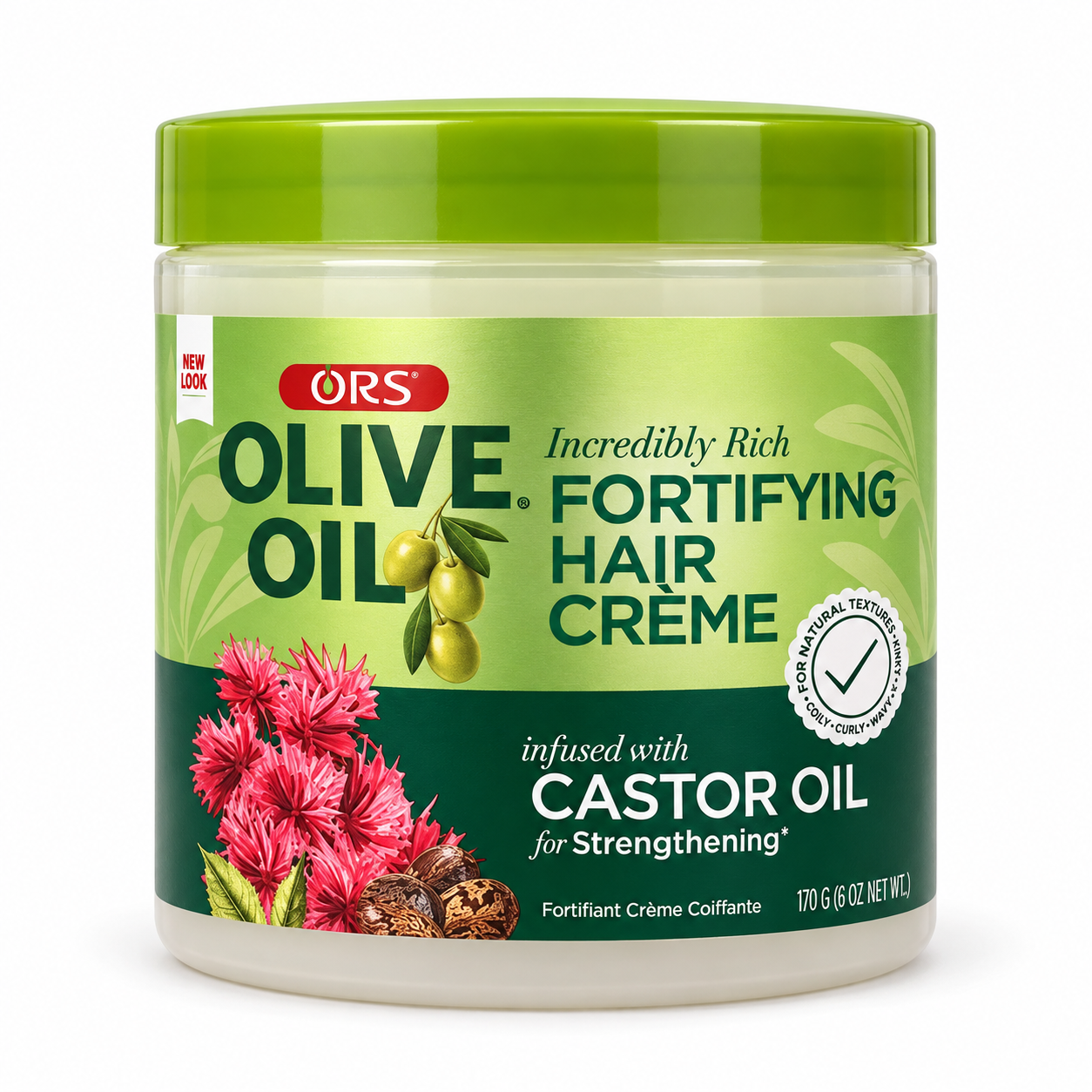 ORS Olive Oil Fortifying Hair Creme infused with Castor Oil 170g