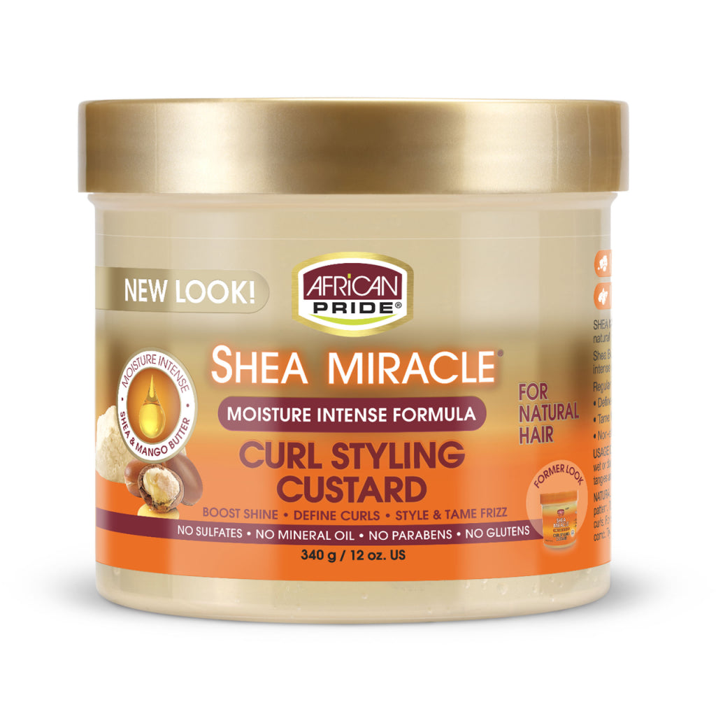African Pride Shea Miracle Curl Styling Custard 340g