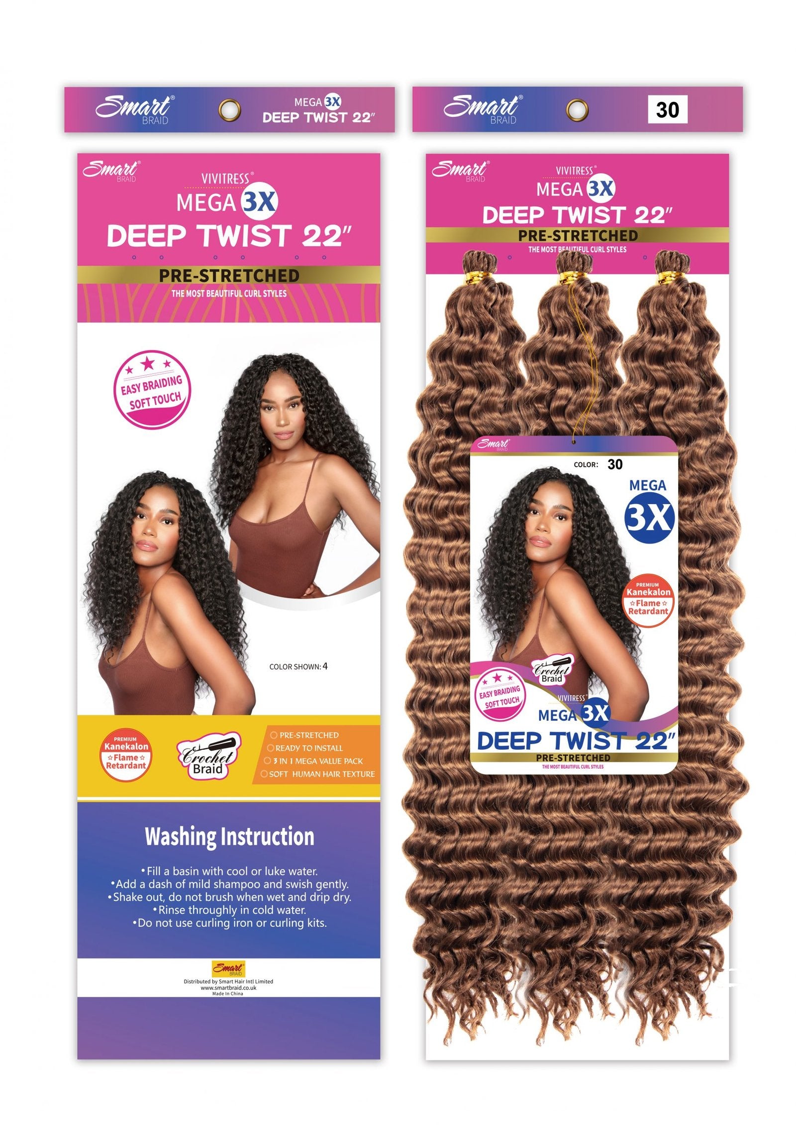 VIVITRESS 3X DEEP TWIST 22″