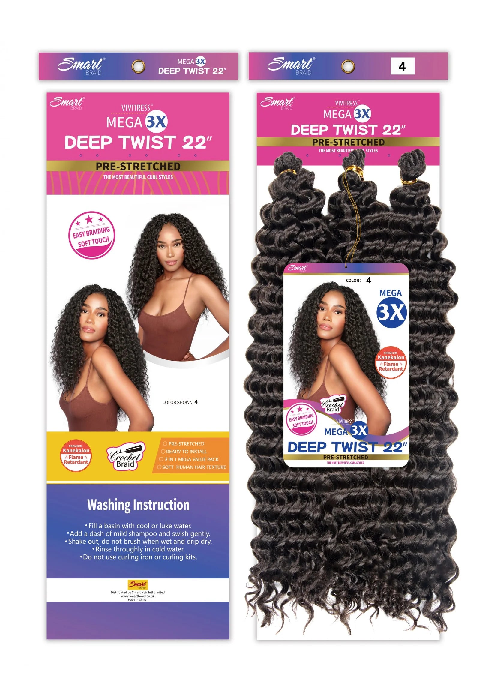 VIVITRESS 3X DEEP TWIST 22″