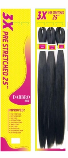 DARBRO BRAID 3XPRE-STRECHED 25''