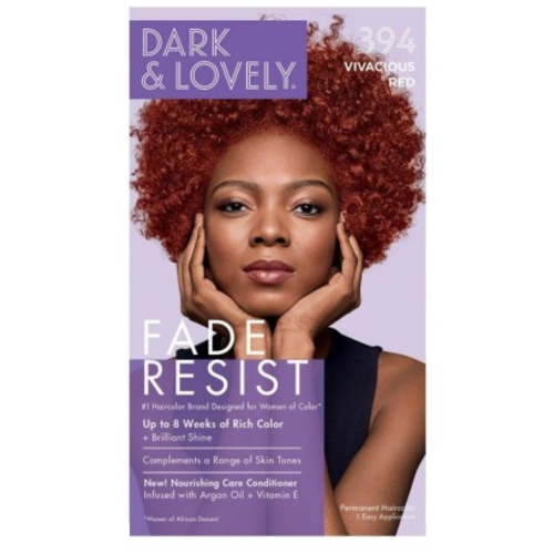 Dark & Lovely Fade Resist Vivacious Red Rich Conditioning Color 394