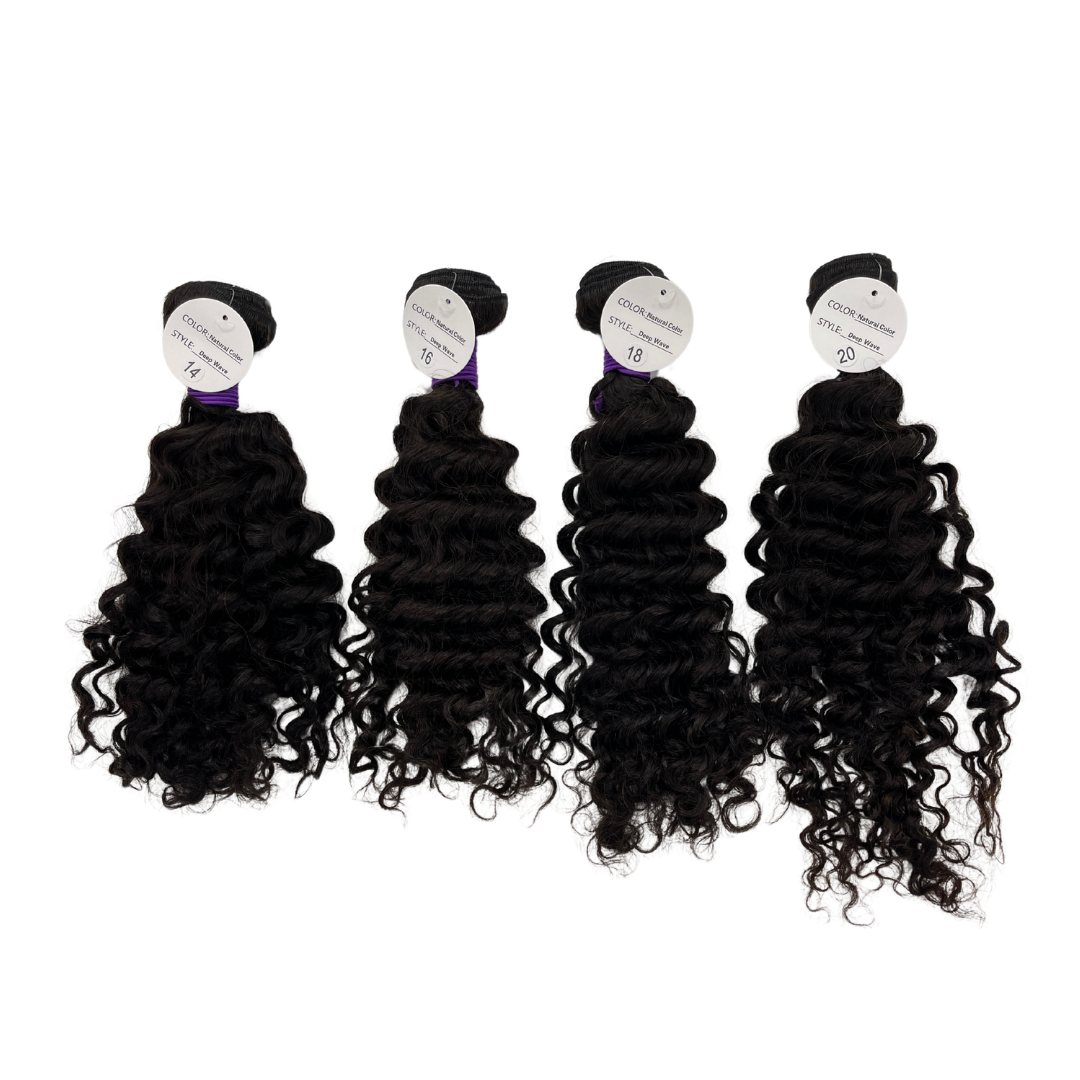 Natural Brazilian Virgin Hair - Deep Wave