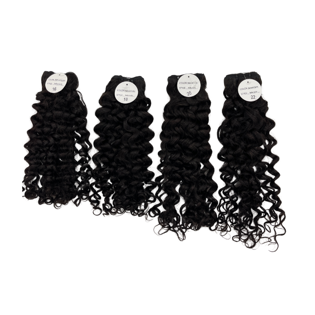 Natural Brazilian Virgin Hair - Italian Curly
