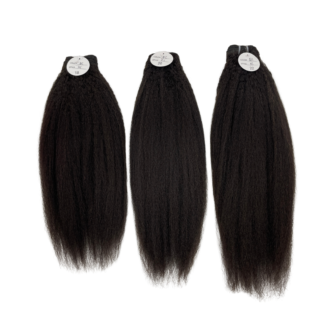 Natural Brazilian Virgin Hair - Kinky Straight