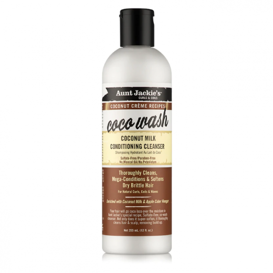 Aunt Jackie's Coco Wash – Coconut Milk Conditioning Cleanser 355ml